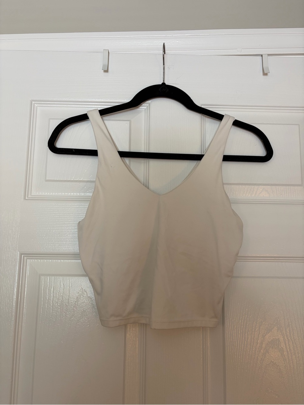 Xhilaration Cream V-Neck Tank Crop Top